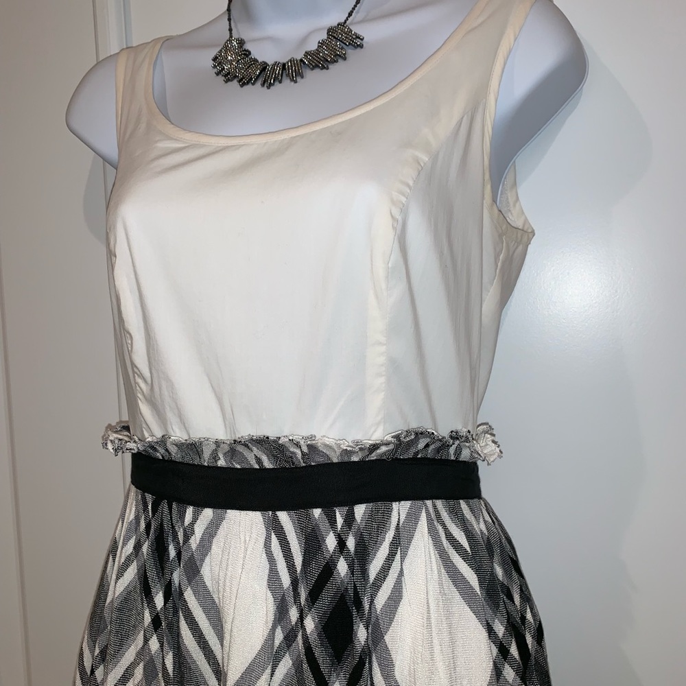 Kenzie A-line Plaid Dress